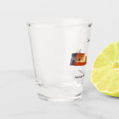 Verre A Shot James R. Barker vitre photo (Gauche)