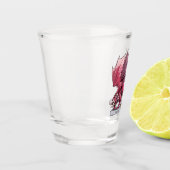 Verre A Shot Janvier Dragon de Birthstone - Garnet (Gauche)