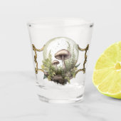 Verre A Shot Jardin aux champignons clair de lune (Devant)
