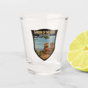 Verre A Shot Jardin des Dieux Colorado Vintage