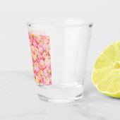 Verre A Shot Jardin rose (Droite)