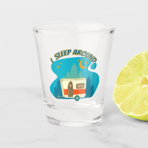Verre A Shot Je Dors Autour Du Camper Van Camper Explorer Campi