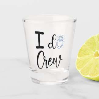 Verre A Shot Je fais Fête des mariées Mariage d'équipage de ver