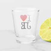 VERRE A SHOT JE L'AIME (Dos)