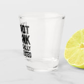Verre A Shot Je ne suis pas ivre Citation drôle (Droite)