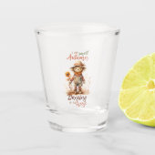 Verre A Shot Je Sens L'Automne - Brute Rustique & Tournesol (Devant)