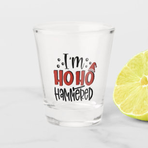 Verre A Shot Je suis Ho Ho Martelé Noël drôle de boisson de No