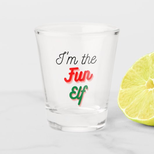 Verre A Shot Je suis l'Elfe Amusant | Funny Joke Christmas (Devant)
