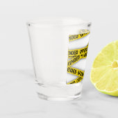 Verre A Shot Je suis offensé que la police ne croise pas (Gauche)