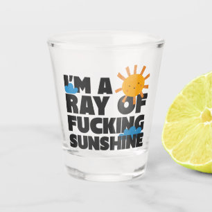 Verre A Shot Je suis un verre à shot Ray de M*erde de Soleil –