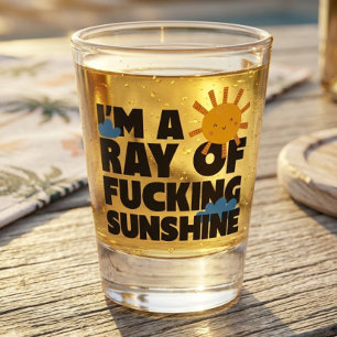 Verre A Shot Je suis un verre à shot Ray de M*erde de Soleil –