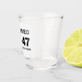 Verre A Shot Je survivécu 45-47 (Droite)