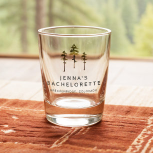 Verre A Shot JENNA Pine Tree Camp Mountain Bachelorette