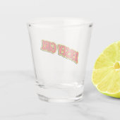 Verre A Shot Jersey de bande dessinée rouge et jaune (Dos)