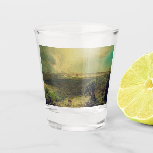 Verre A Shot Jérusalem du Mont des Oliviers (Devant)