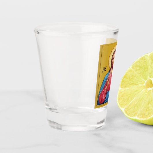 Verre A Shot Jésus Christ fils de Dieu (Gauche)