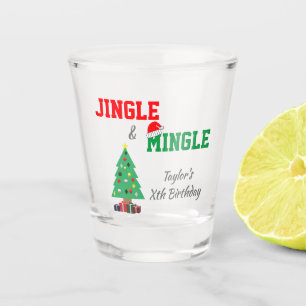 Verre A Shot Jingle Et Mingle Anniversaire