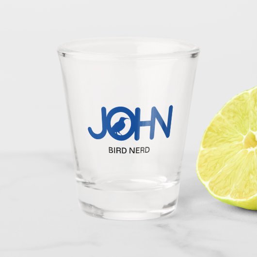 Verre A Shot John Bird Nerd (Devant)