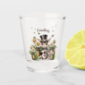 Verre A Shot Joli lapin de Pâques. (Devant)