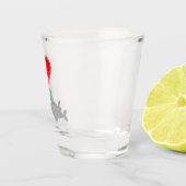 Verre A Shot Joli Seals de baiser de Noël (Droite)