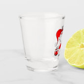 Verre A Shot Jolie fée de Noël avec cadeaux (Gauche)