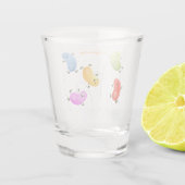 Verre A Shot Jolie jellybeans bondissant dessin animé (Dos)