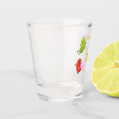 Verre A Shot Jolie jellybeans bondissant dessin animé (Gauche)