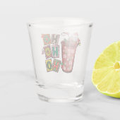 Verre A Shot Jolie Scandinave Santa Claus Gnome - Coupe de Noël (Dos)