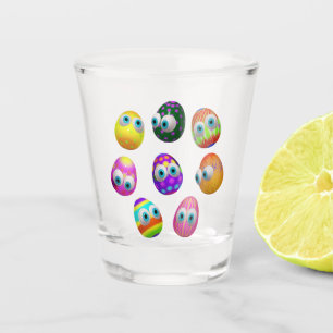 Verre A Shot Jolis œufs de Pâques de dessin animé drôles