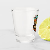 Verre A Shot Joshua Tree National Park Illustration Retro (Gauche)