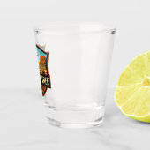 Verre A Shot Joshua Tree National Park Illustration Retro (Droite)
