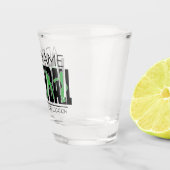 Verre A Shot Joueur de l'équipe de volleyball AJOUTER LE NOM DE (Droite)