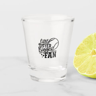 Verre A Shot Joueur de tennis Petite Soeur Plus Grand Van Ten