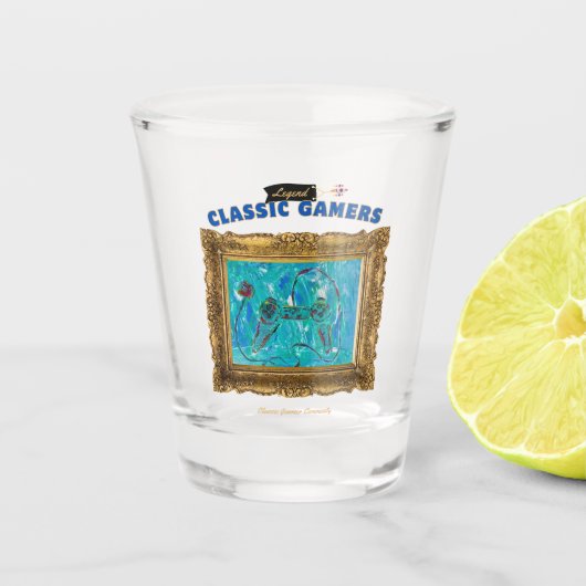 Verre A Shot Joueurs classiques Cool (Devant)