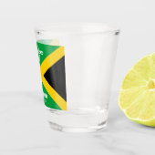 Verre A Shot Jour de l'indépendance de la Jamaïque drapeau nati (Droite)