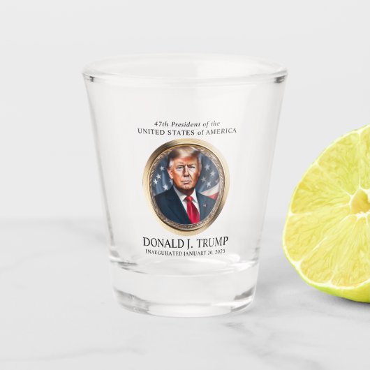 Verre A Shot Jour de l'investiture de Trump (Devant)