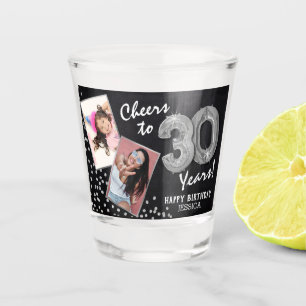 Verre A Shot Joyeux 30e Anniversaire 2 Photo