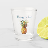 Verre A Shot Joyeux ananas tropical (Devant)