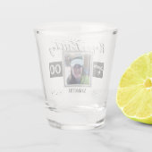 Verre A Shot Joyeux anniversaire à chaque année photo (Dos)