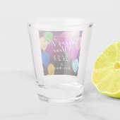 Verre A Shot Joyeux ballon du Nouvel An (Dos)