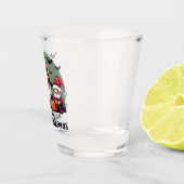 Verre A Shot Joyeux Hallothanksmas Noël Gnomes d'Halloween (Droite)