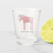 Verre A Shot Joyeux Kiss Moose Noël (Dos)