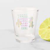 Verre A Shot Joyeux Mardi Gras Gator King (Dos)
