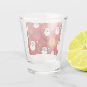 Verre A Shot Joyeux Motif du Père Noël (Dos)