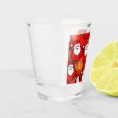 Verre A Shot Joyeux Motif du Père Noël (Gauche)