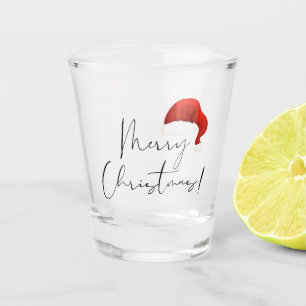 Verre A Shot Joyeux Noël avec Santa Hat