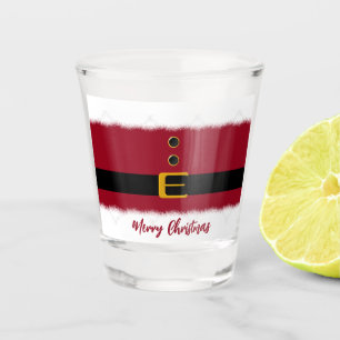 Verre A Shot Joyeux Noël-Costume Rouge du Père Noël-