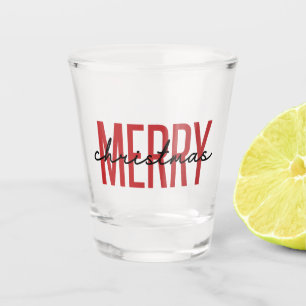 Verre A Shot Joyeux Noël Famille Noël Fête Cadeaux