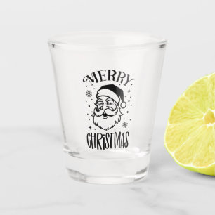 Verre A Shot Joyeux Noël festif Père Noël