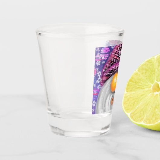 Verre A Shot Joyeux Noël Gnome Shot Glass (Gauche)